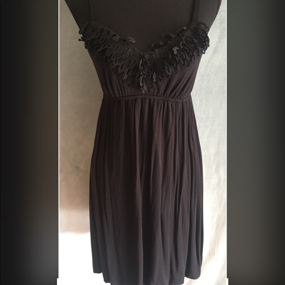 Soma Black Jersey Soft Dress Size Small - Picture 3 of 5